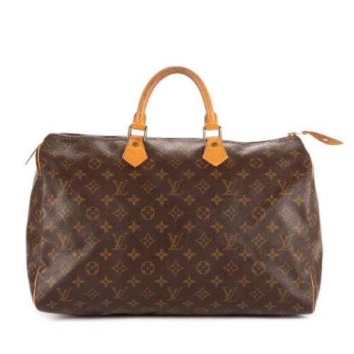 Louis Vuitton Vintage Pre-owned Canvas handvskor Brown, Dam