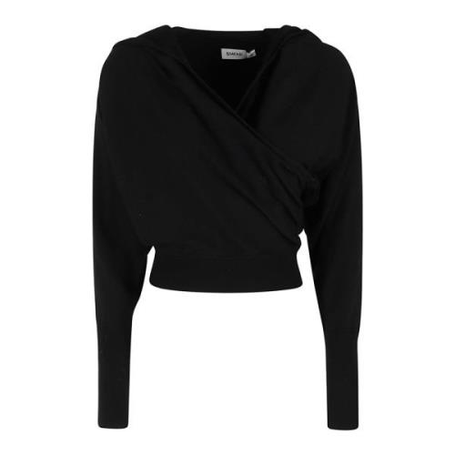 Simkhai Mysig Wrap Hoodie Black, Dam