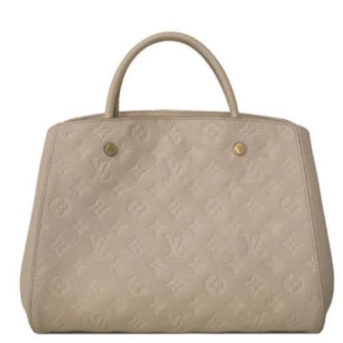 Louis Vuitton Vintage Pre-owned Laeder louis-vuitton-vskor Beige, Dam