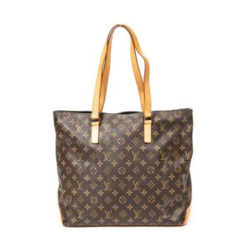 Louis Vuitton Vintage Pre-owned Canvas axelremsvskor Brown, Dam