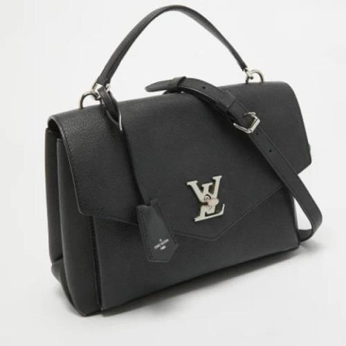 Louis Vuitton Vintage Pre-owned Laeder crossbodyvskor Black, Dam