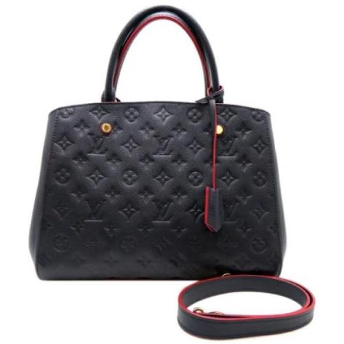 Louis Vuitton Vintage Pre-owned Tyg handvskor Black, Dam