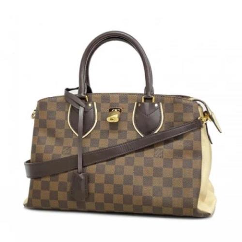 Louis Vuitton Vintage Pre-owned Tyg handvskor Brown, Dam