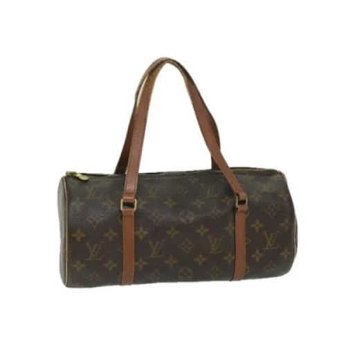 Louis Vuitton Vintage Pre-owned Canvas handvskor Brown, Dam