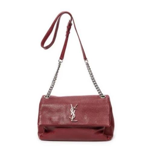 Yves Saint Laurent Vintage Pre-owned Laeder axelremsvskor Red, Dam