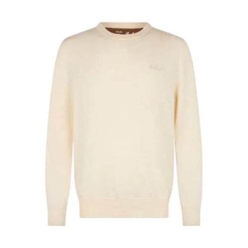 MC2 Saint Barth Cashmere Crewneck Sweater Regent Vit White, Herr