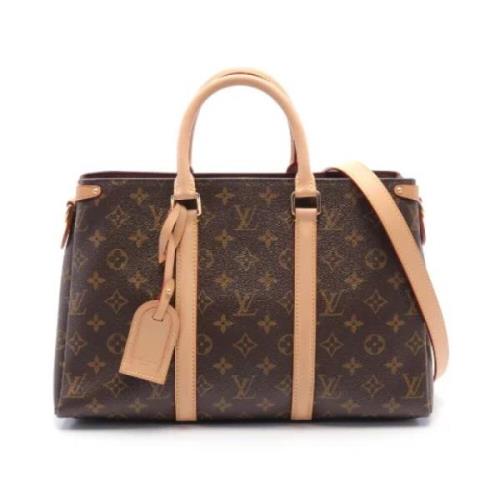 Louis Vuitton Vintage Pre-owned Canvas handvskor Brown, Dam