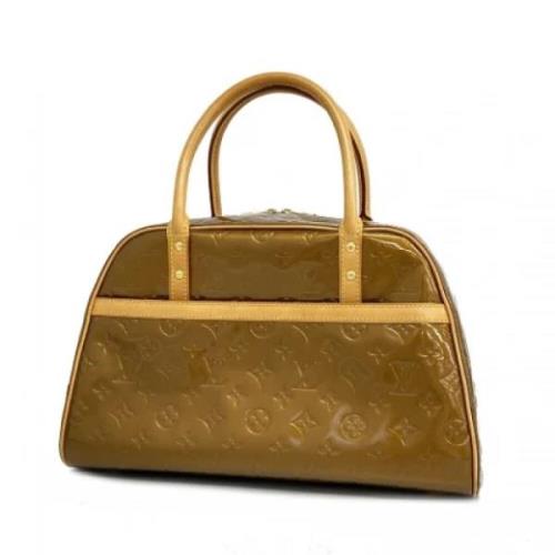 Louis Vuitton Vintage Pre-owned Tyg handvskor Yellow, Dam