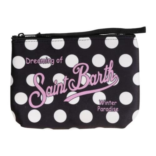 MC2 Saint Barth Neopren clutch med tryck och dragkedja Black, Dam