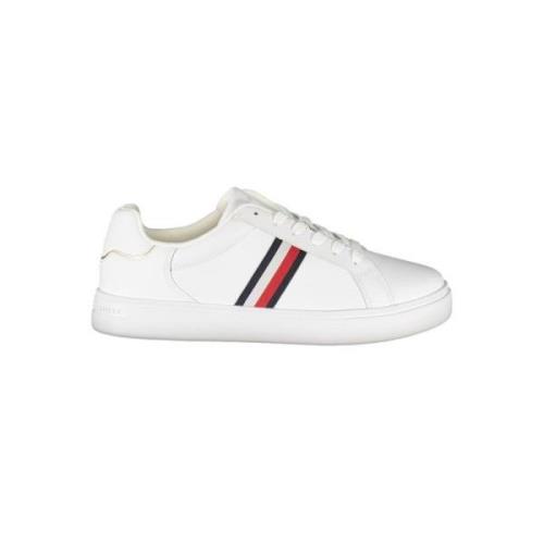 Tommy Hilfiger Vita Läder Damsneakers White, Dam