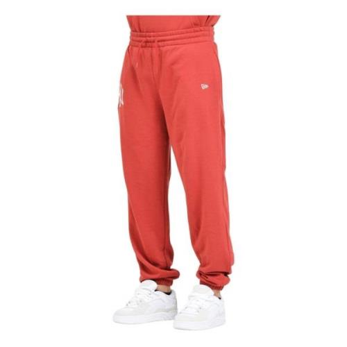 New Era Röda Sportiga Joggers League Essential Red, Herr