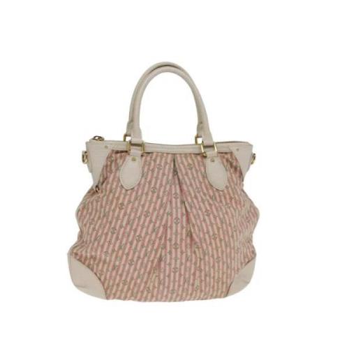 Louis Vuitton Vintage Pre-owned Canvas louis-vuitton-vskor Pink, Dam