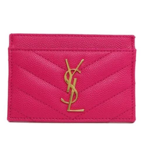 Yves Saint Laurent Vintage Pre-owned Laeder plnbcker Pink, Dam