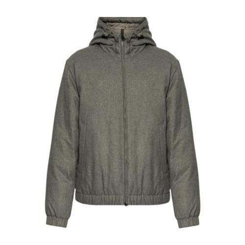 Moncler Grå Torrani Kashmir Quiltad Jacka Gray, Herr