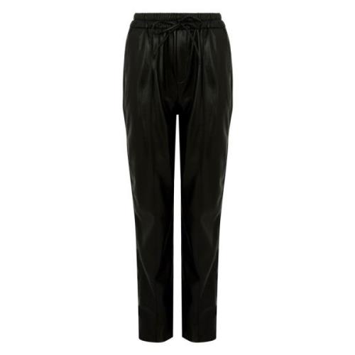 Emma&Gaia Slim-fit Trousers Black, Dam