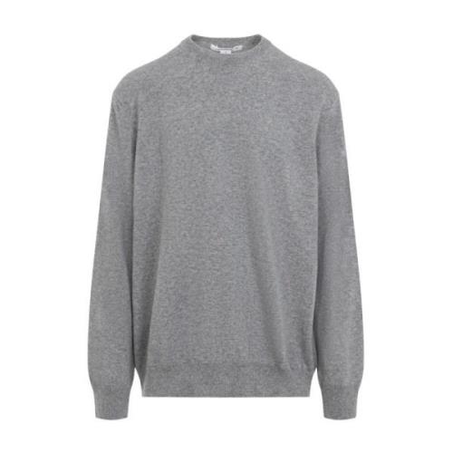 Comme des Garçons Grå Ulltröja Aw24 Gray, Herr