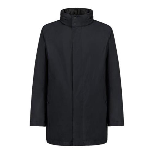 People of Shibuya Teknisk parka med Primaloft-isolering Black, Herr