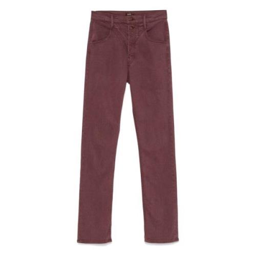 Mother Rocky Rider Skinny Jeans Purple, Dam