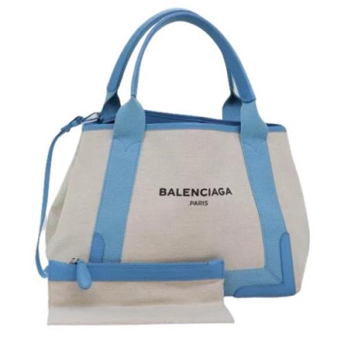 Balenciaga Vintage Pre-owned Canvas balenciaga-vskor Blue, Dam