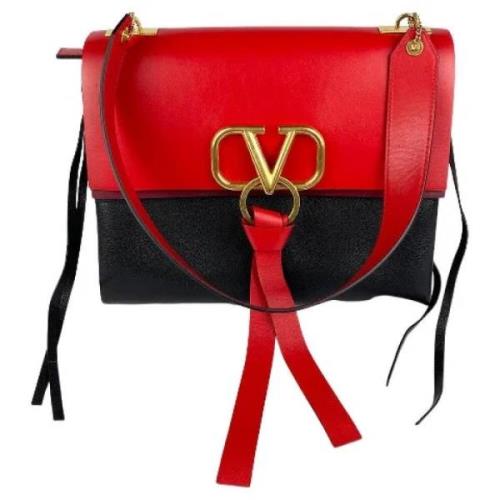 Valentino Vintage Pre-owned Laeder axelremsvskor Red, Dam