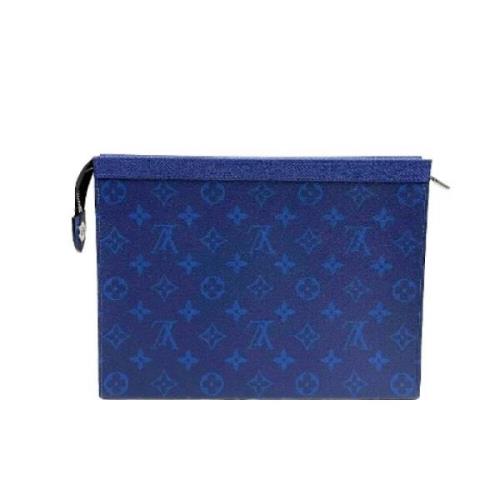 Louis Vuitton Vintage Pre-owned Laeder louis-vuitton-vskor Blue, Dam