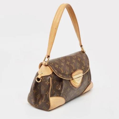 Louis Vuitton Vintage Pre-owned Laeder crossbodyvskor Brown, Dam