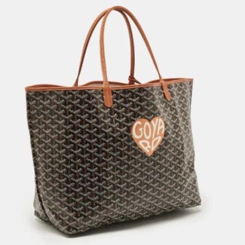 Goyard Vintage Pre-owned Laeder totevskor Brown, Dam