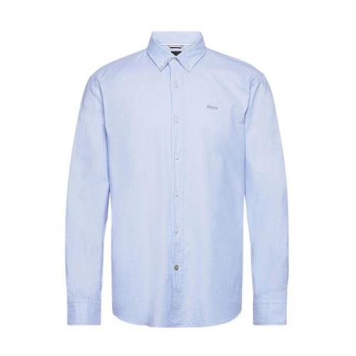 Hugo Boss Oxford Bomull Skjorta Blue, Herr