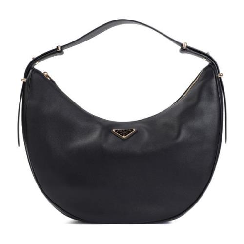 Prada Svart Shopper Väska Elegant Stil Black, Dam