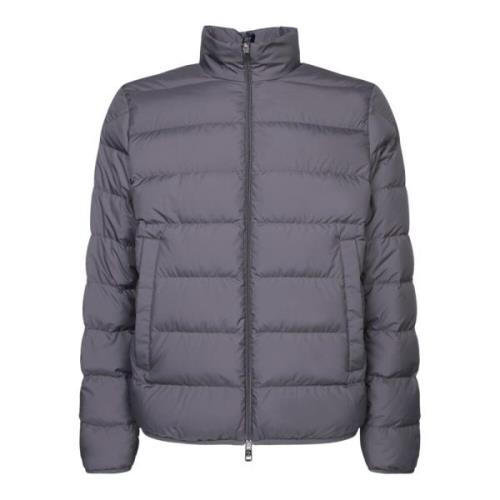 Moncler Grå Vadderad Dunjacka, Stadsstil Gray, Herr