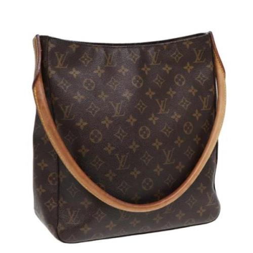 Louis Vuitton Vintage Pre-owned Canvas handvskor Brown, Dam