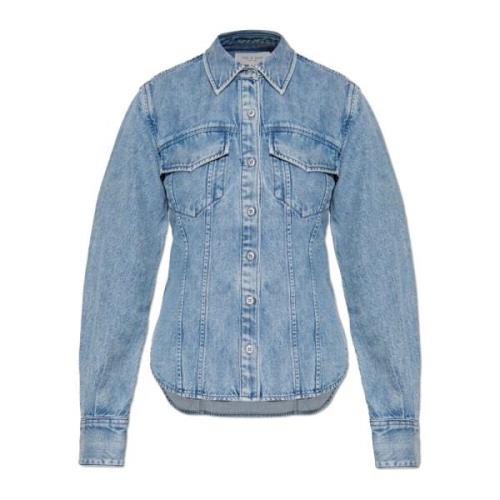 Rag & Bone Denim skjorta Annie Blue, Dam