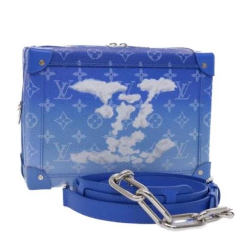 Louis Vuitton Vintage Pre-owned Laeder louis-vuitton-vskor Blue, Dam