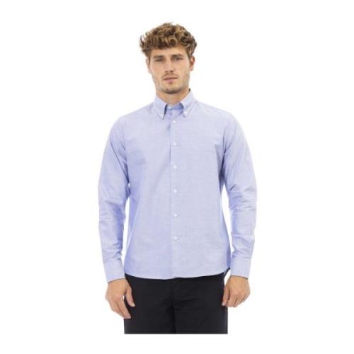 Baldinini Button-down Skjorta - Kort Krage - Framknappstängning Blue, ...