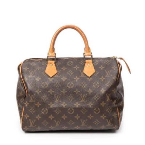 Louis Vuitton Vintage Pre-owned Canvas handvskor Brown, Dam