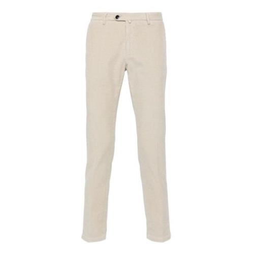 Briglia Beige Corduroy Chino Byxor Beige, Herr