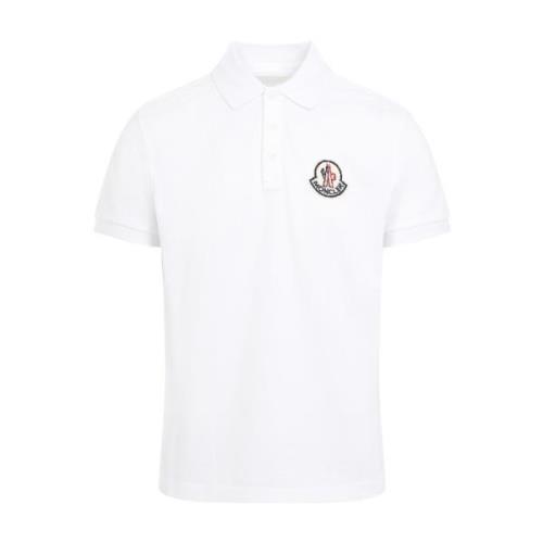 Moncler Klassisk Vit T-shirt för Män White, Herr