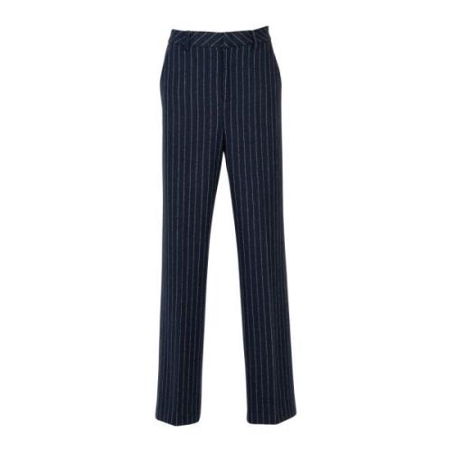 Emma&Gaia Slim-fit Trousers Blue, Dam