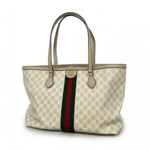 Gucci Vintage Pre-owned Tyg gucci-vskor Beige, Dam