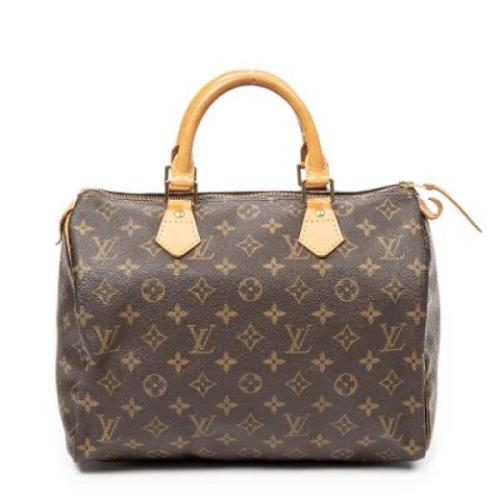 Louis Vuitton Vintage Pre-owned Canvas handvskor Brown, Dam