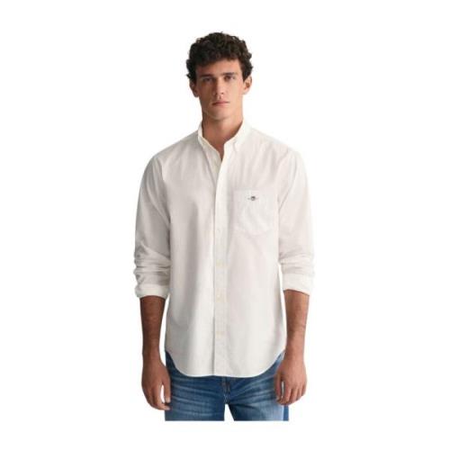 Gant Skjorta regular fit White, Herr