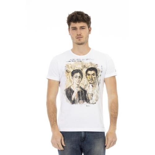 Trussardi Casual Rund Hals T-shirt White, Herr