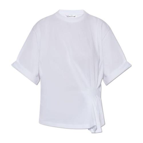 Victoria Beckham Draped T-shirt White, Dam