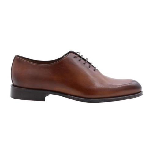 Flecs Whisky Läder Oxford Skor Brown, Herr