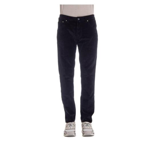 Jacob Cohën Lyxiga 5-ficks sammet jeans Blue, Herr