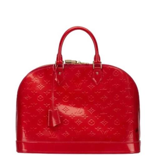 Louis Vuitton Vintage Pre-owned Laeder handvskor Red, Dam