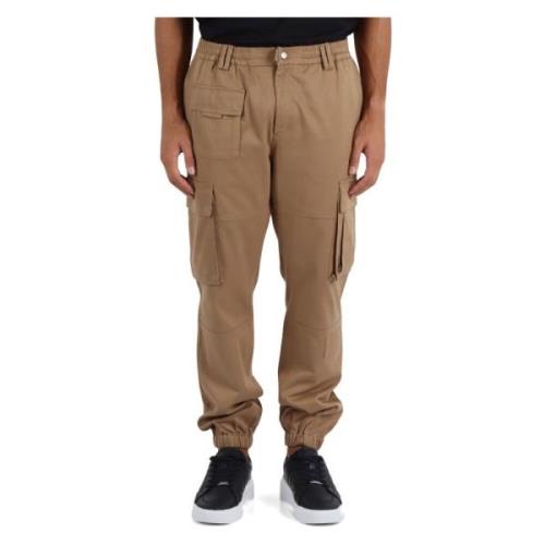 Antony Morato Cargo byxor Dylan regular fit i bomull och viskos Beige,...