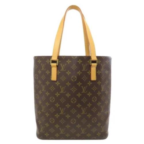 Louis Vuitton Vintage Pre-owned Canvas handvskor Brown, Dam