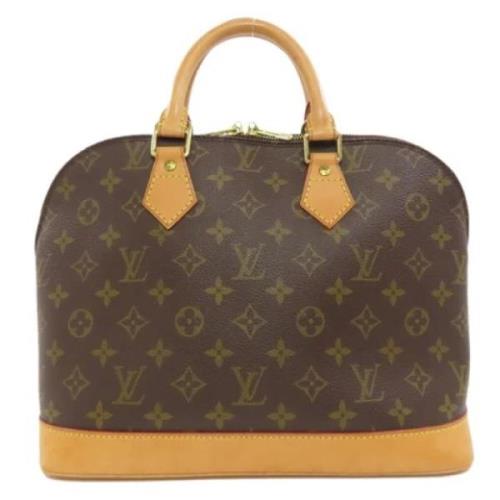 Louis Vuitton Vintage Pre-owned Canvas handvskor Brown, Dam