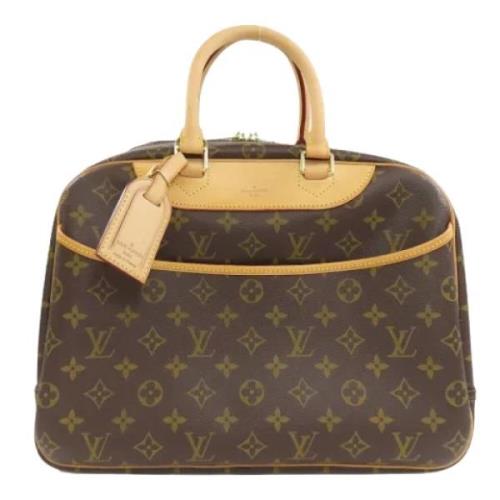 Louis Vuitton Vintage Pre-owned Canvas handvskor Brown, Dam